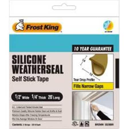 Thermwell Products Thermwell 471028 Weatherstrip .5 In. X .25 In. X 20 Ft. 471028